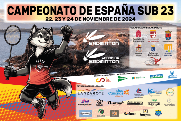 Este miércoles se presenta el Cto de España Sub-23 de Bádminton