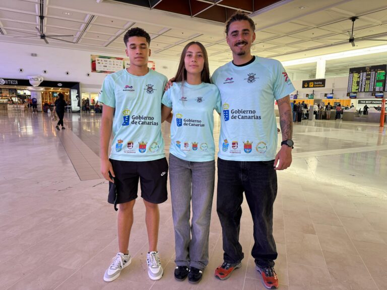 Adrián Carabali y Graciela Müggler en el Campeonato de España Sub´17