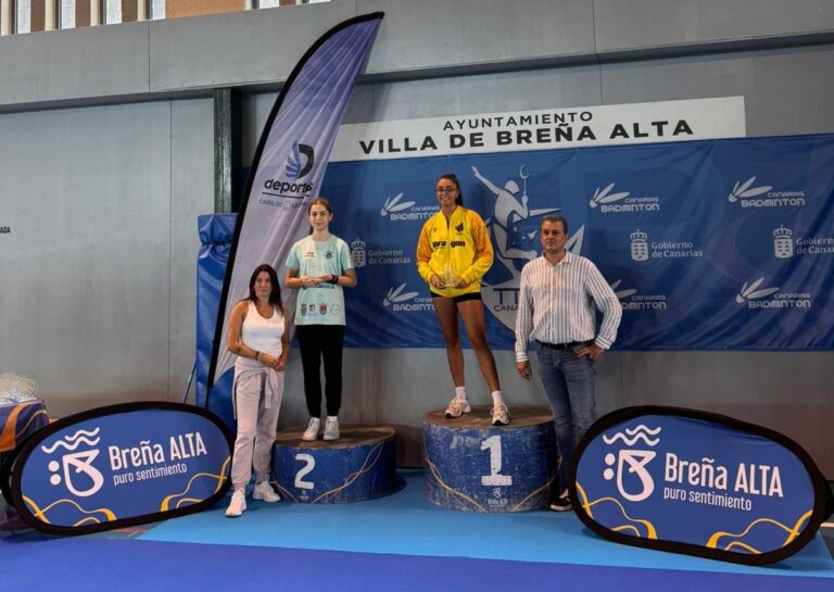 Una plata y un bronce para el Auria Bádminton Club en el TOP TTR Breña Alta