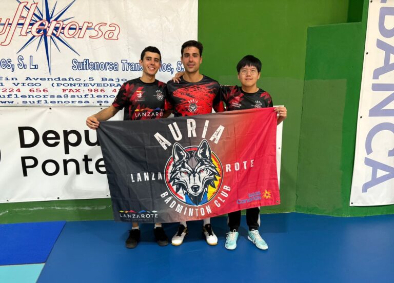 Tres jugadores del Auria Bádminton Club disputan en Galicia un nuevo torneo absoluto