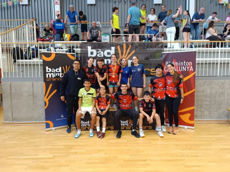 El Auria Bádminton Club regresa con seis medallas del TOP TTR Granollers